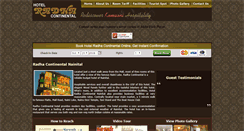 Desktop Screenshot of hotelradhanainital.com